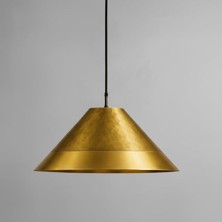 Handmade Moroccan Brass Cone Dome Pendant Light