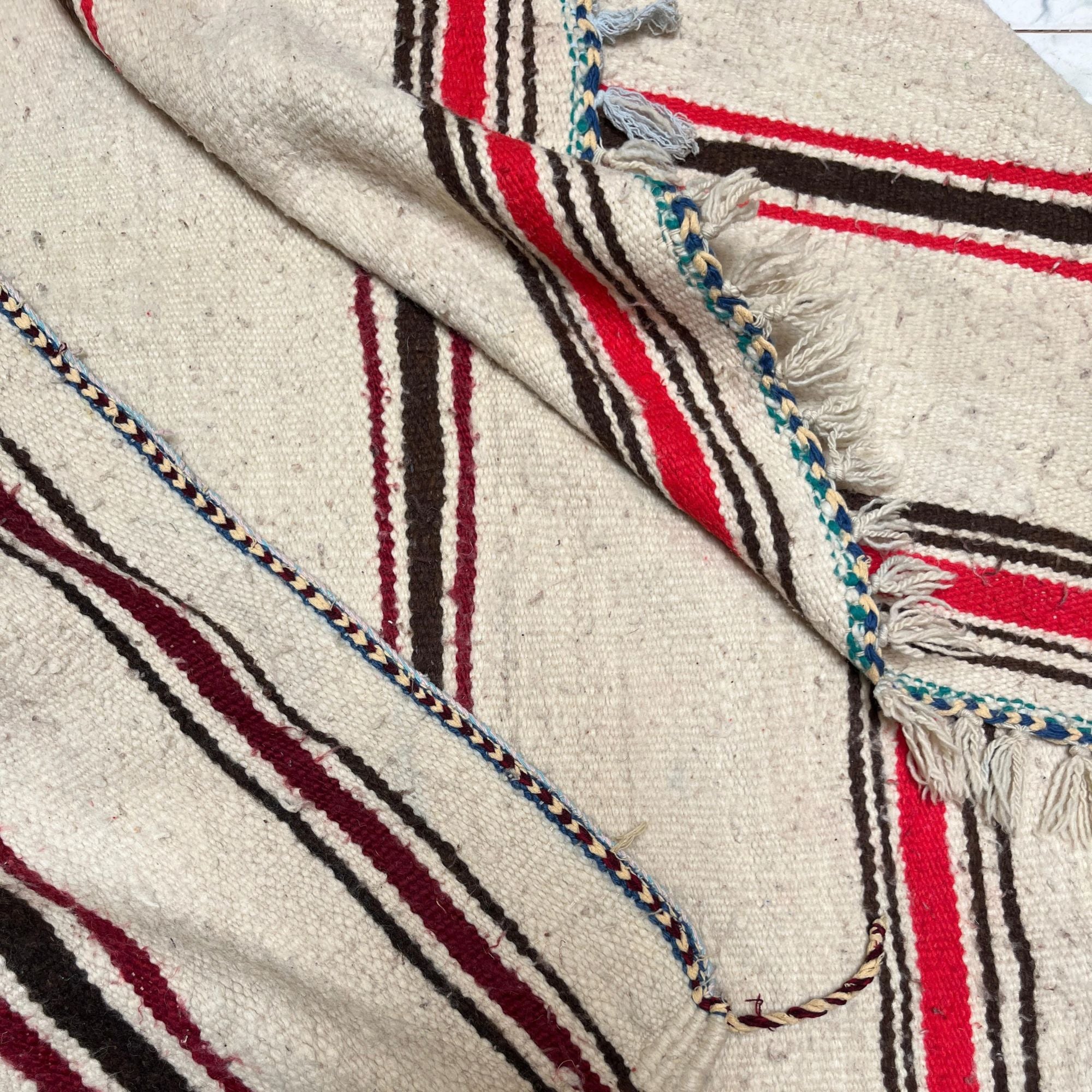 Antique Kilim Rugs Set of 3 – Moroccan Striped Flatweave