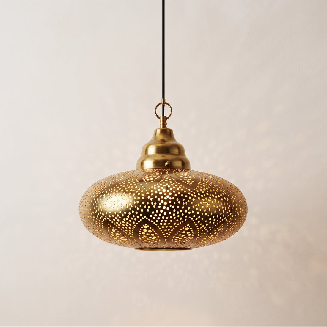 Handmade Moroccan Brass Pendant Light