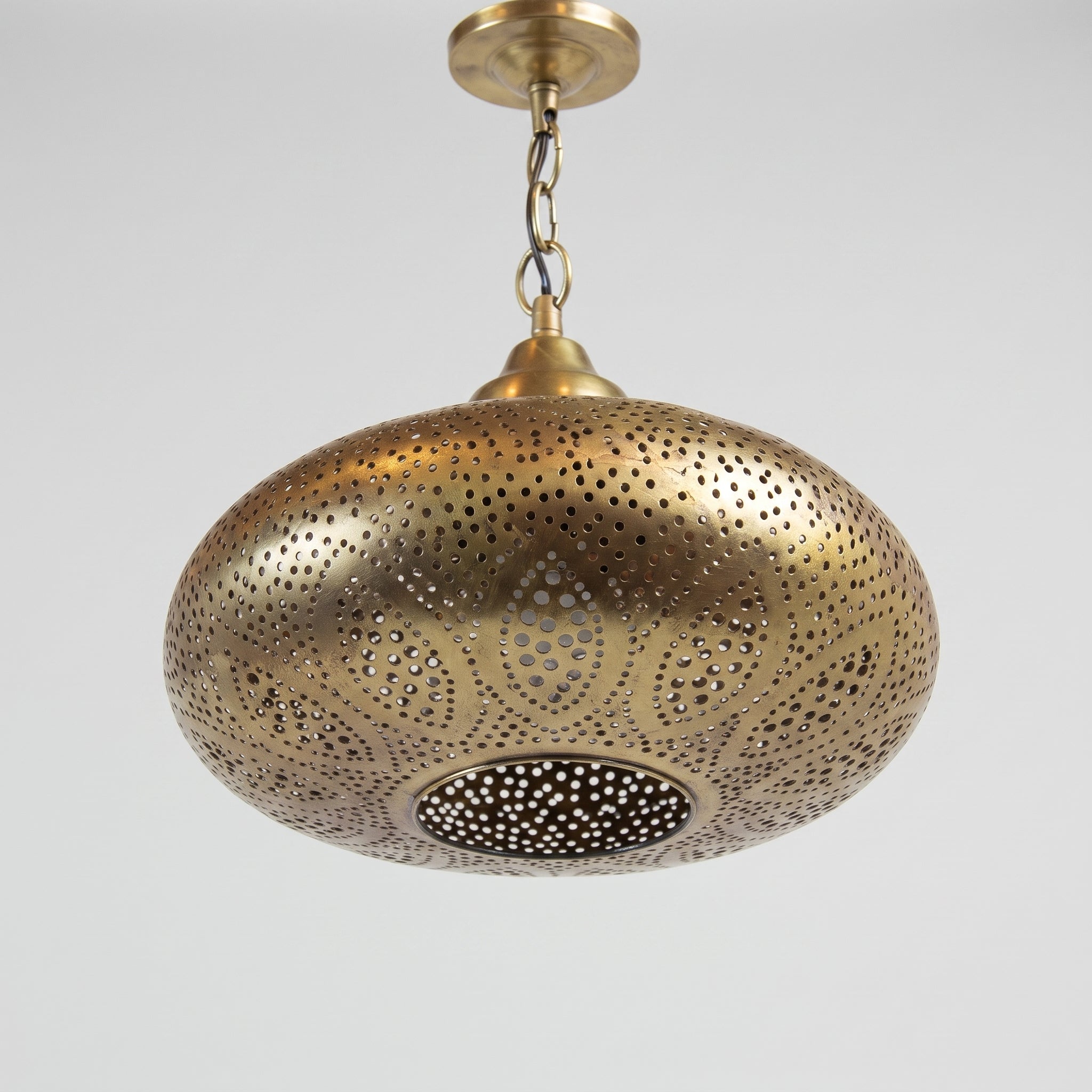 Handmade Moroccan Brass Pendant Light