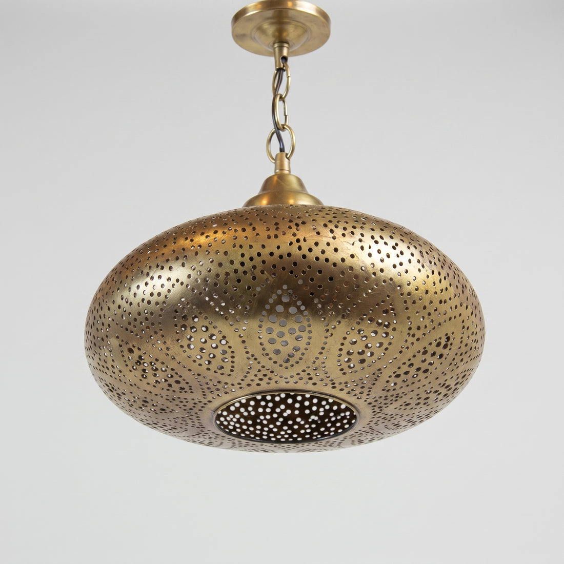 Handmade Moroccan Brass Pendant Light