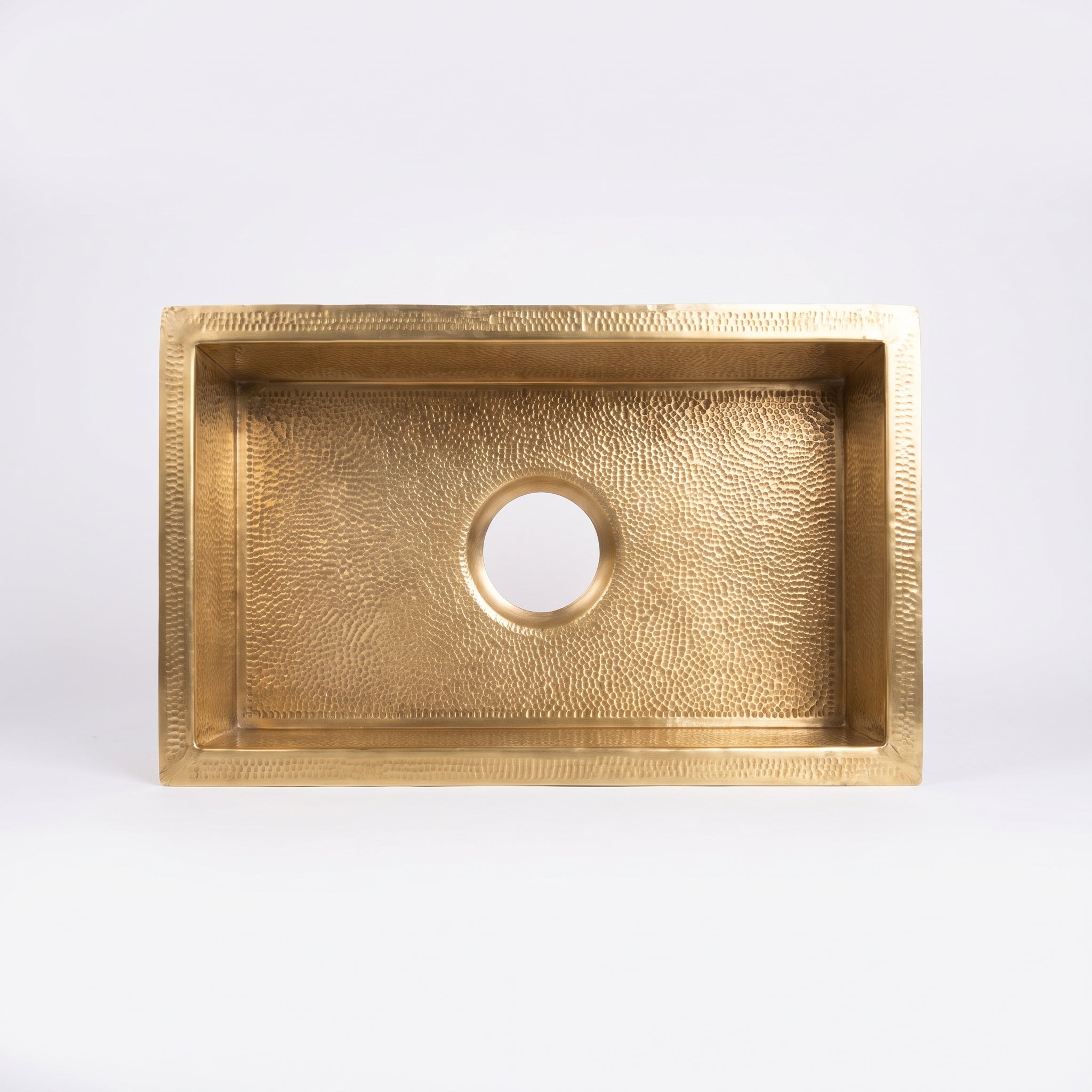 Hammered Brass Kitchen Sink