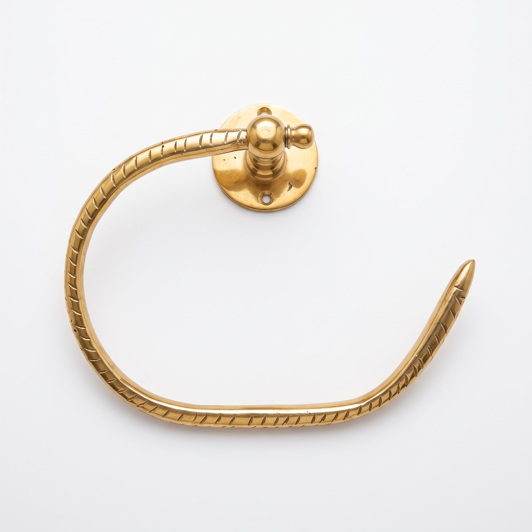 Handmade Brass Toilet Paper Holder
