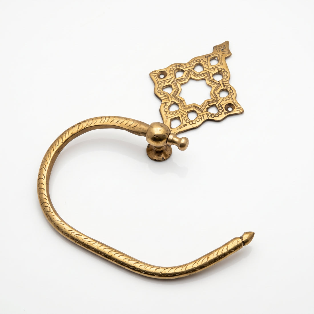 Handmade Brass Hand Towel Holder