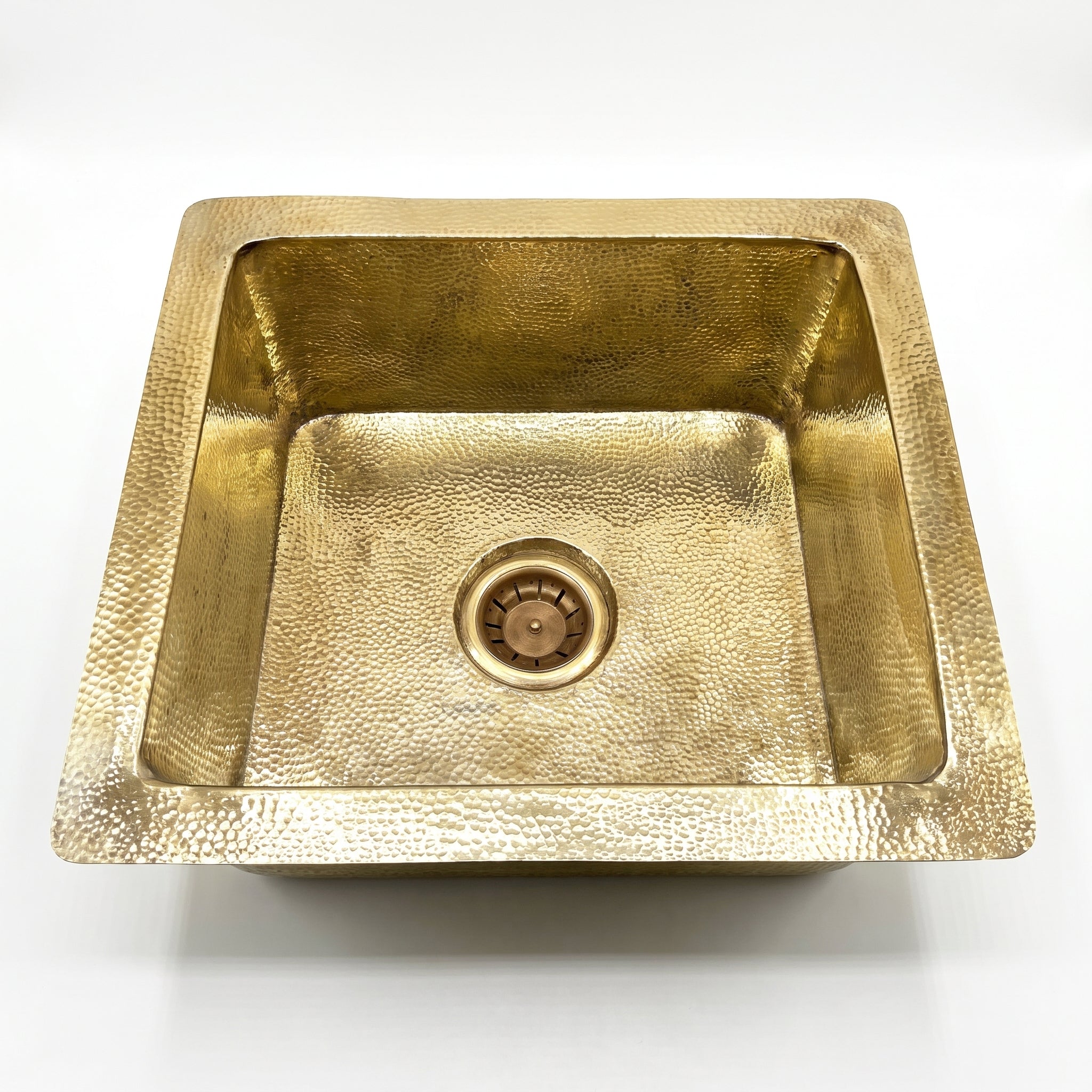 Hammered Brass Kitchen Sink
