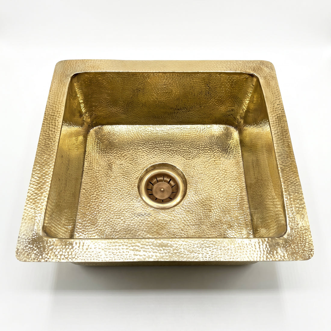 Hammered Brass Kitchen Sink