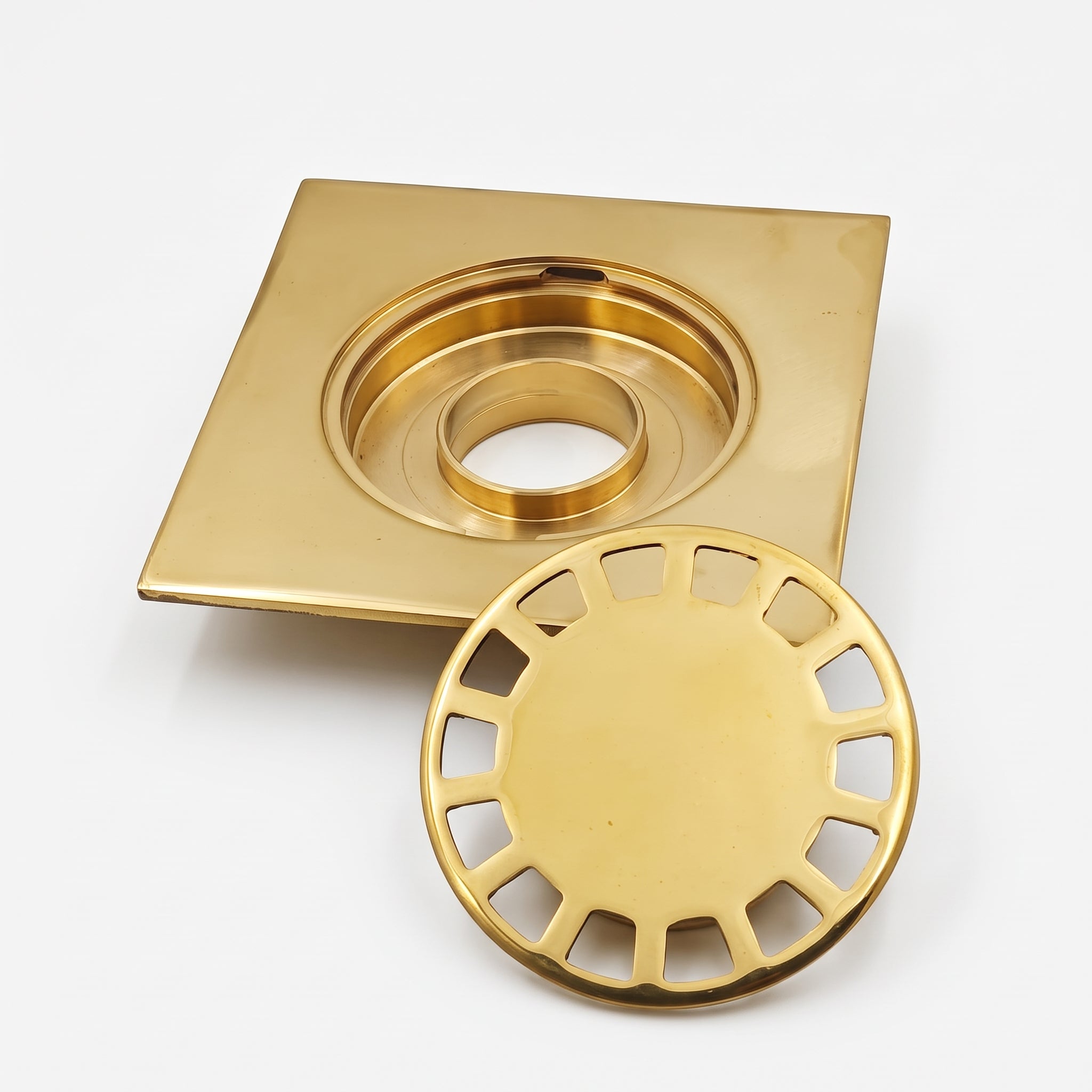 Square Brass Shower Floor Drain