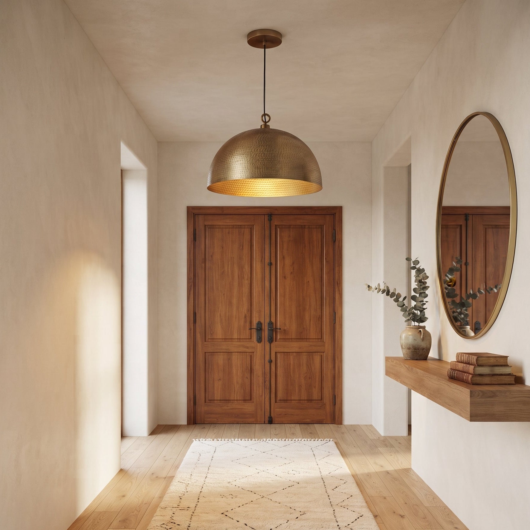 Handmade Moroccan Solid Brass Chandelier