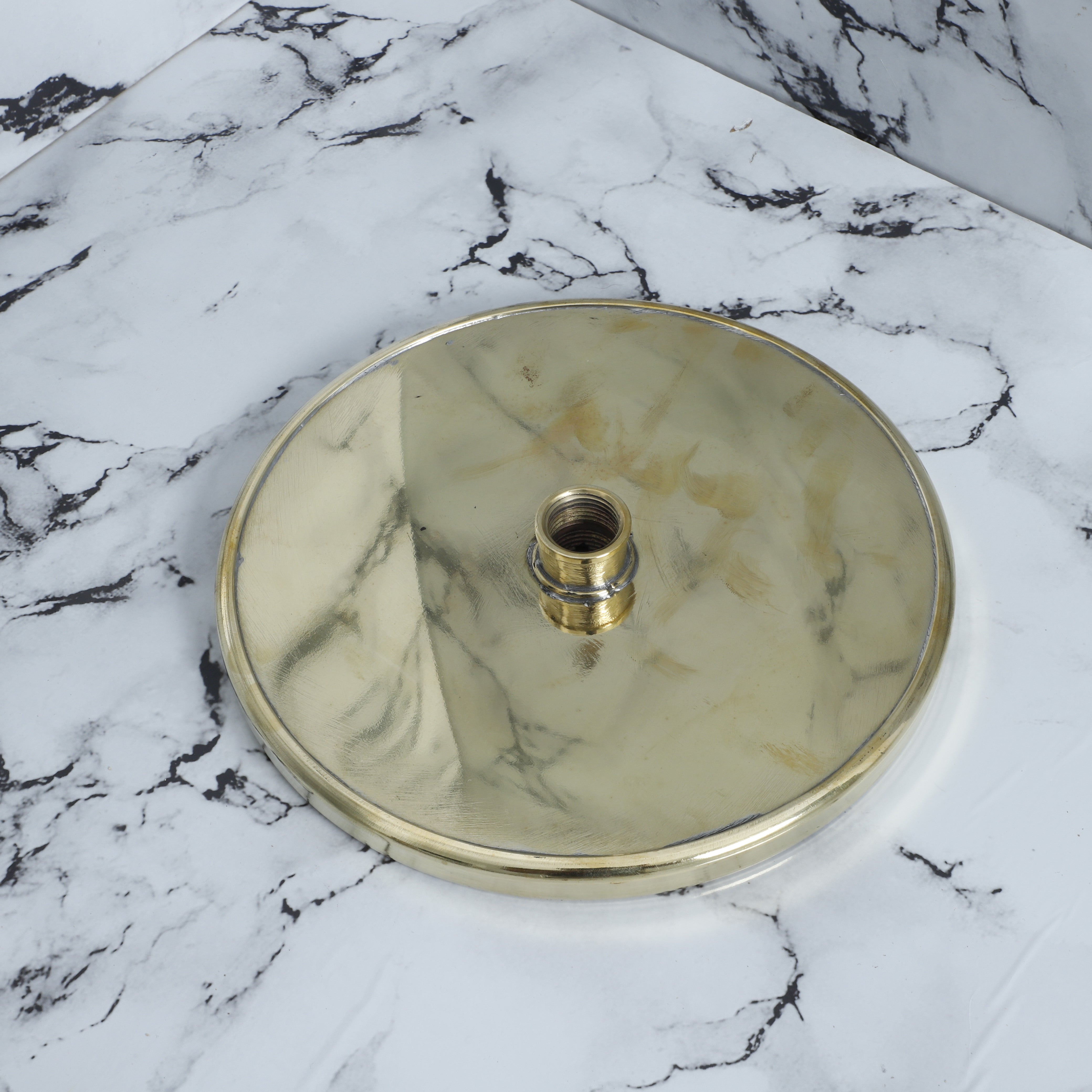 Handcrafted Round Brass Rain Shower Head