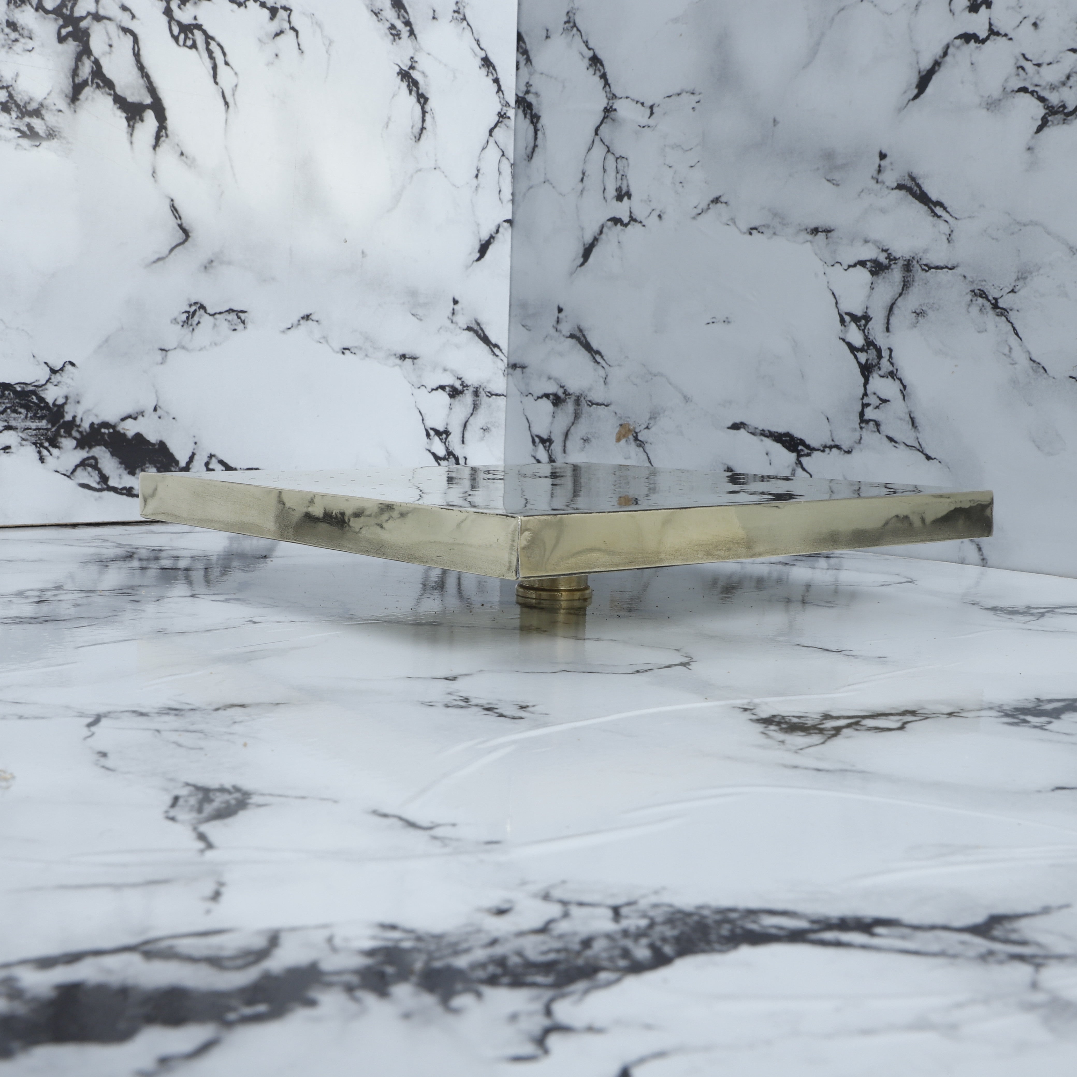 Handcrafted Square Brass Rain Shower Head