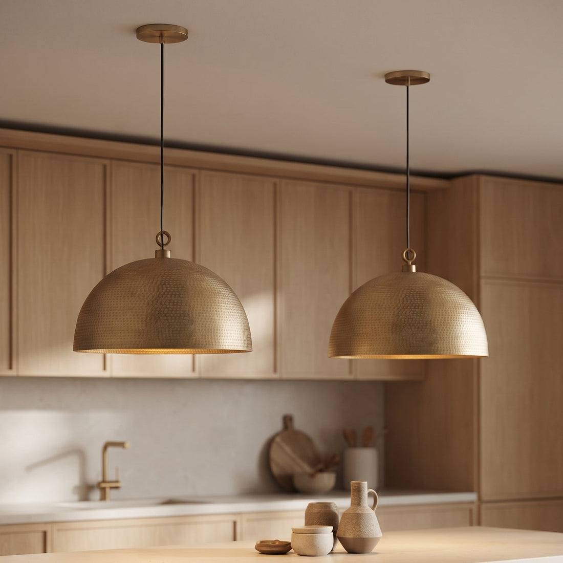 Handmade Moroccan Solid Brass Chandelier