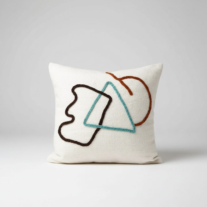 Minimalist Neutral Moroccan Pillow Cover