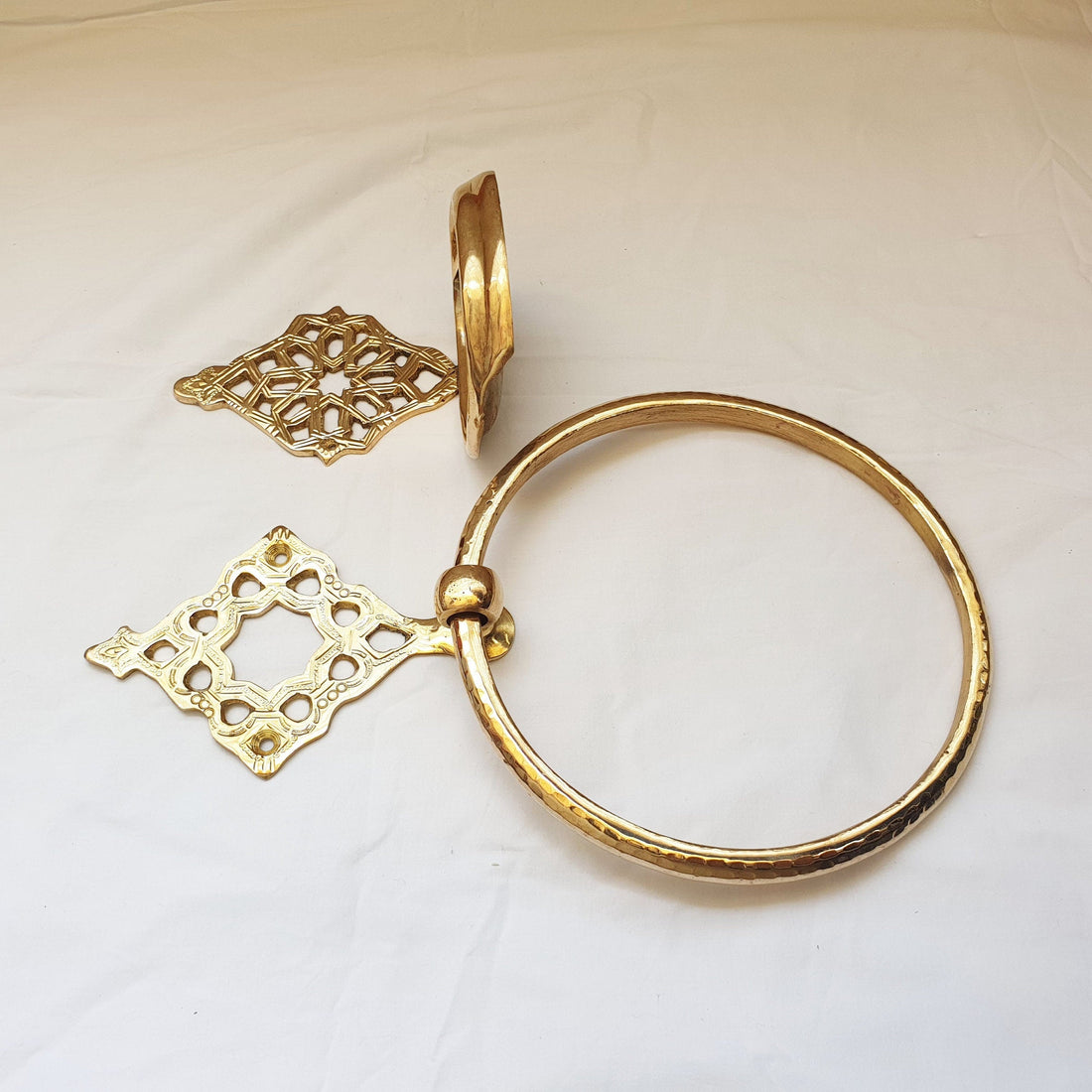 Brass Soap Dish & Towel Ring Set