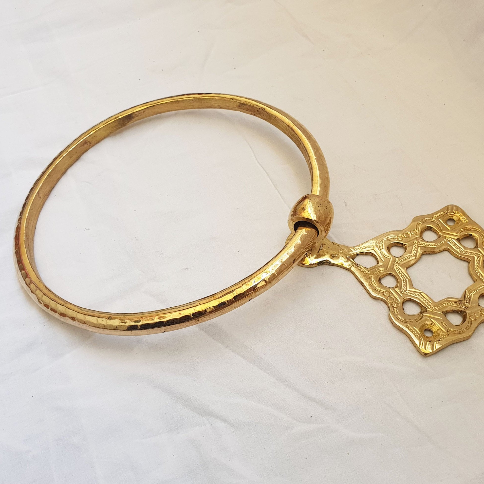Brass Soap Dish & Towel Ring Set
