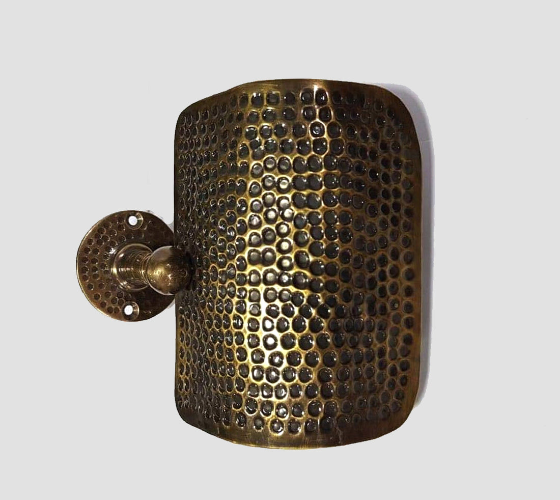 Handmade Hammered Brass Paper Holder