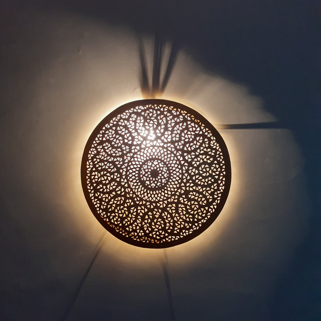 Handmade Brass Wall Sconce