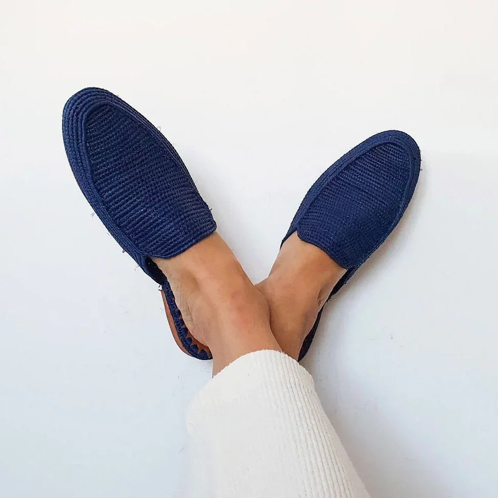 Moroccan Raffia Wedding Mules for Women – 6 Colors