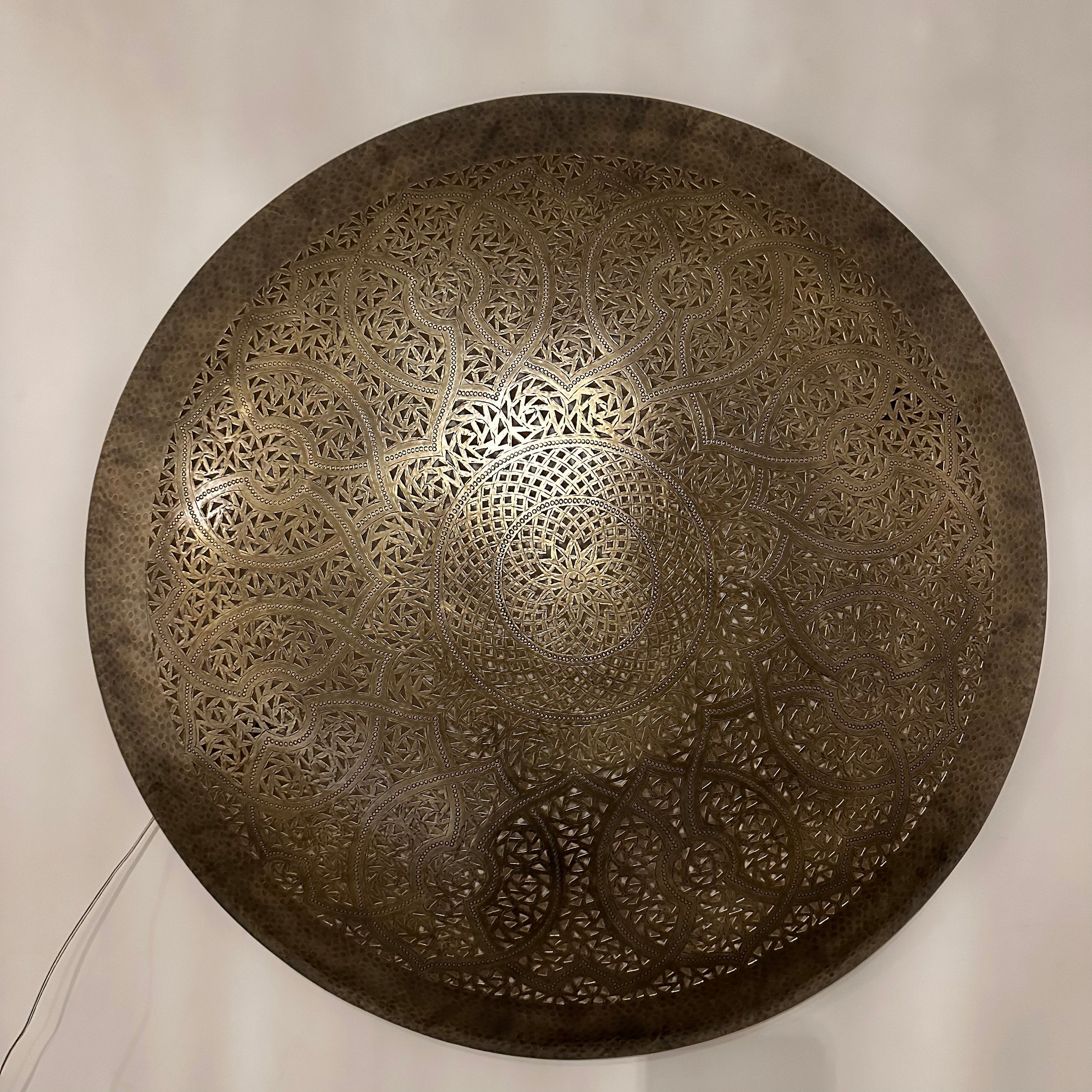 Handmade Brass Wall Sconce