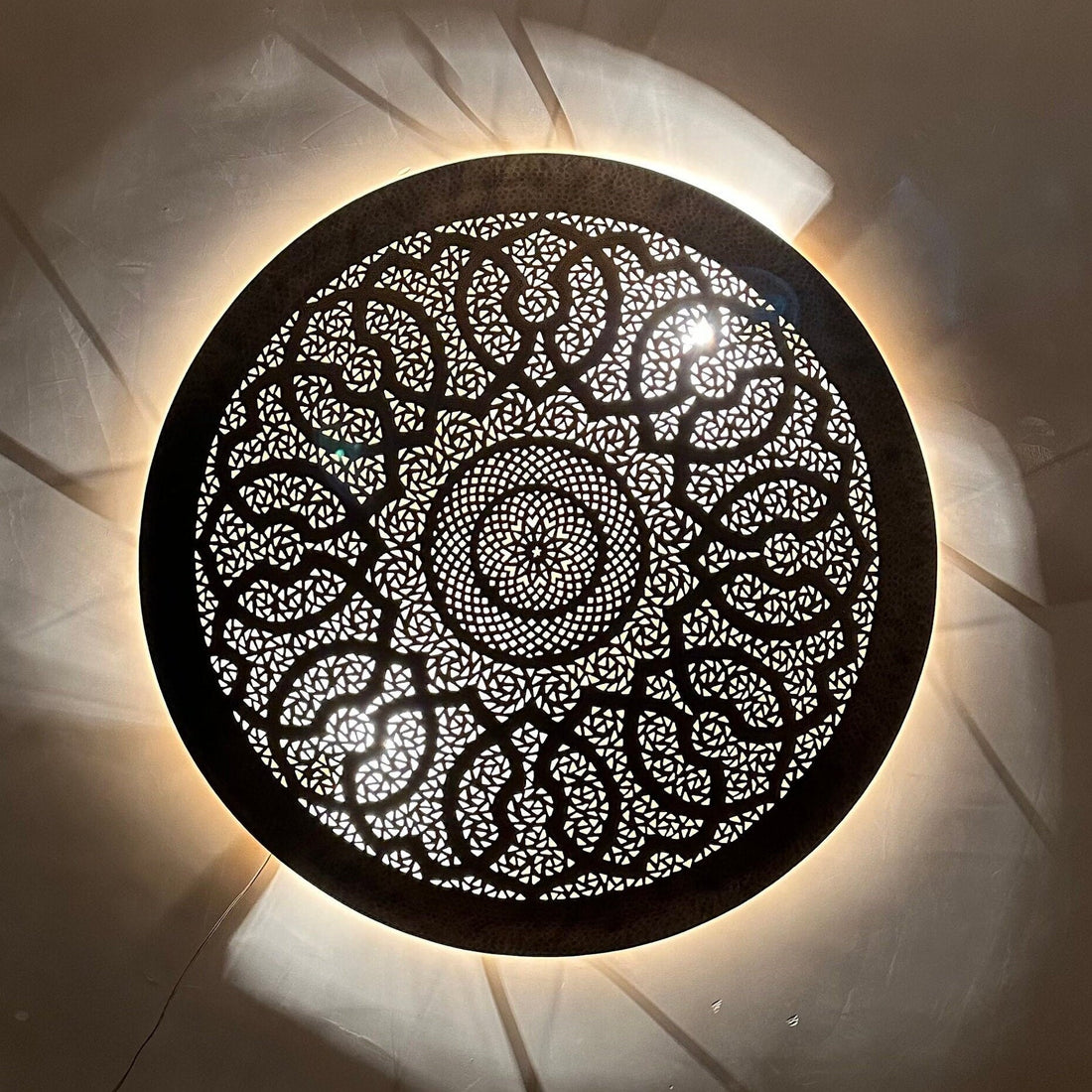 Handmade Brass Wall Sconce