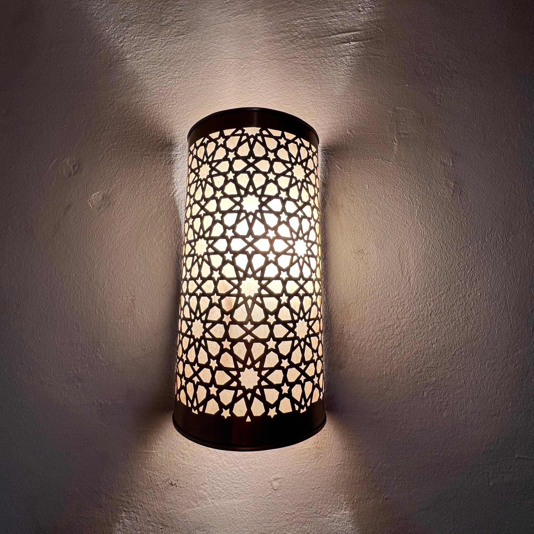 Brass Wall Lamp – Handmade Moroccan Lighting