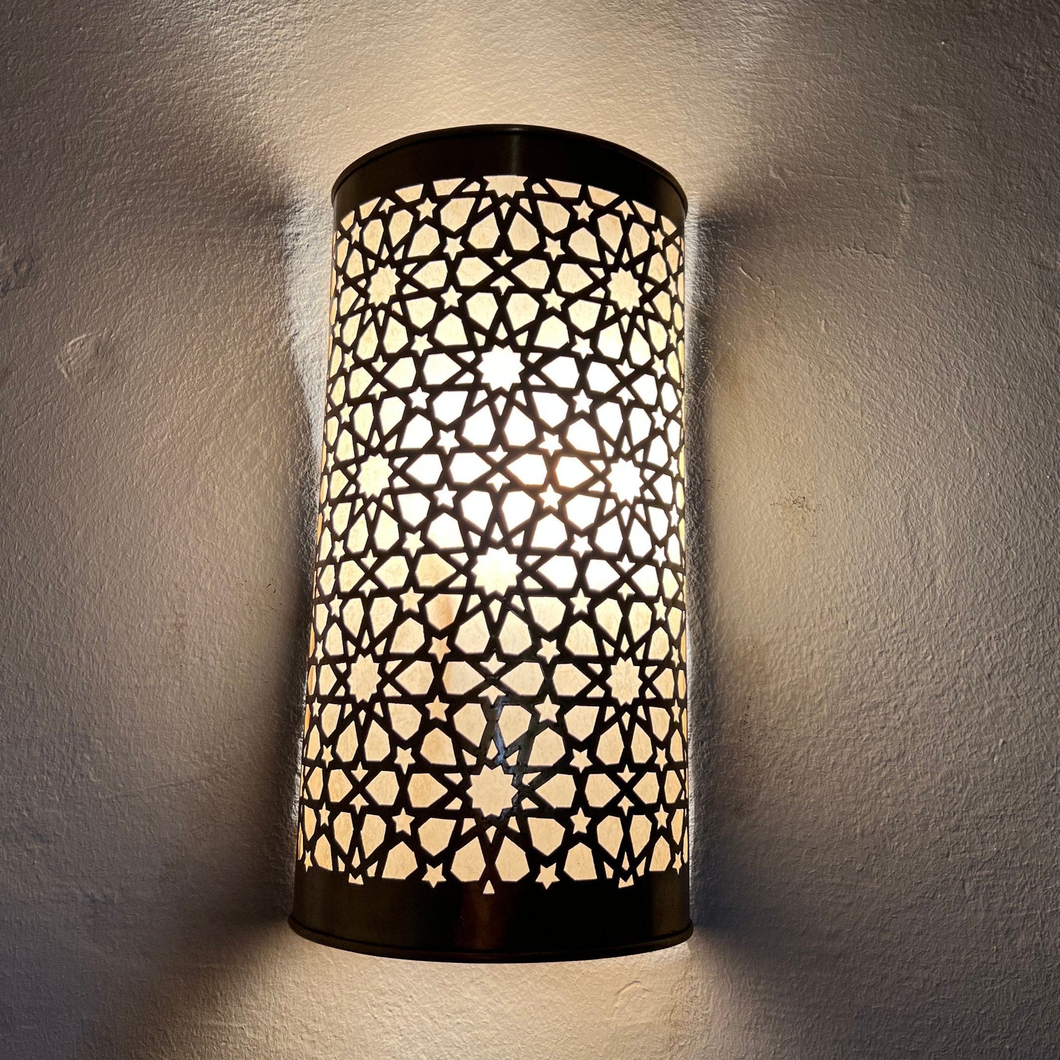 Brass Wall Lamp – Handmade Moroccan Lighting