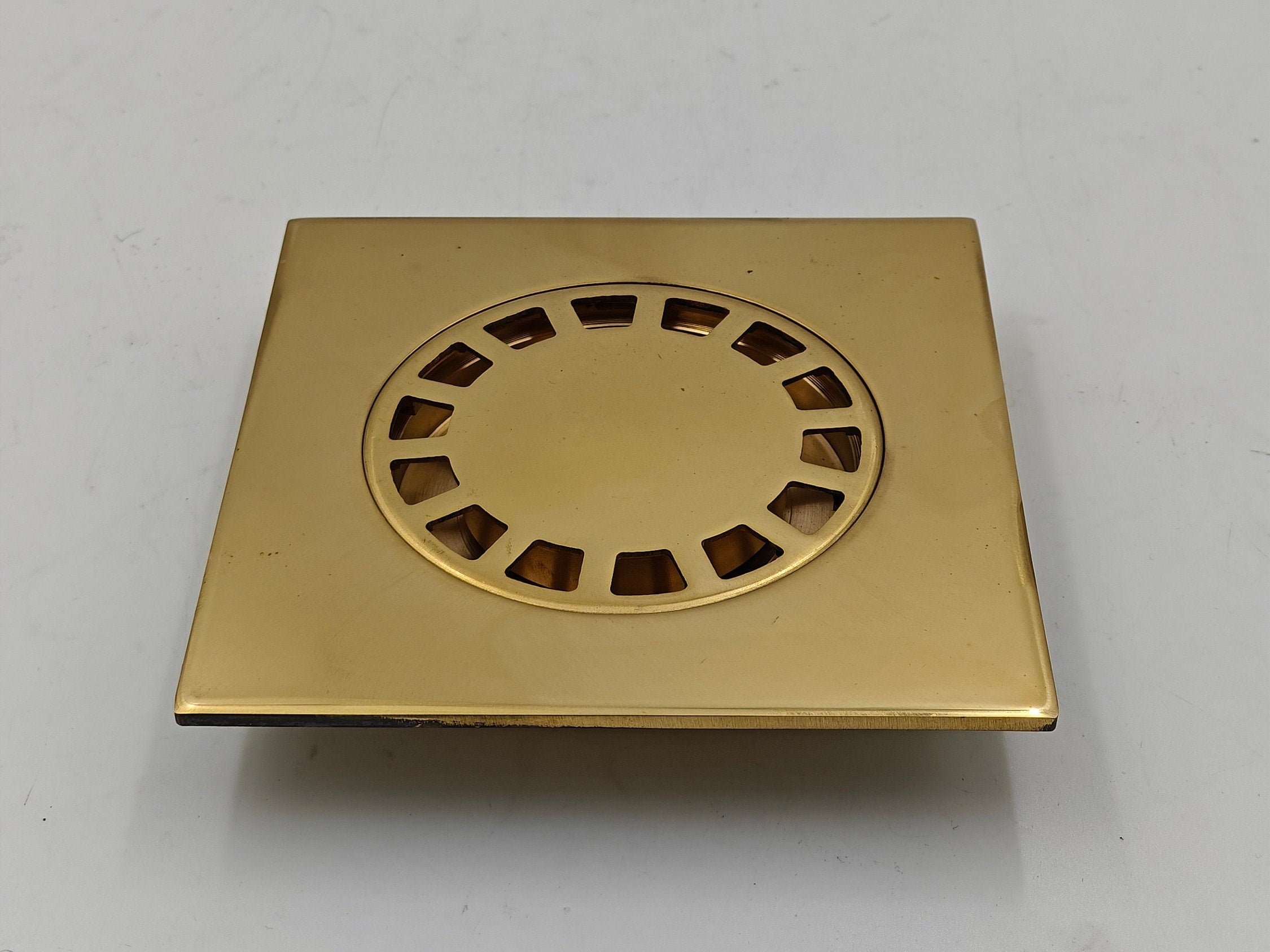 Square Brass Shower Floor Drain