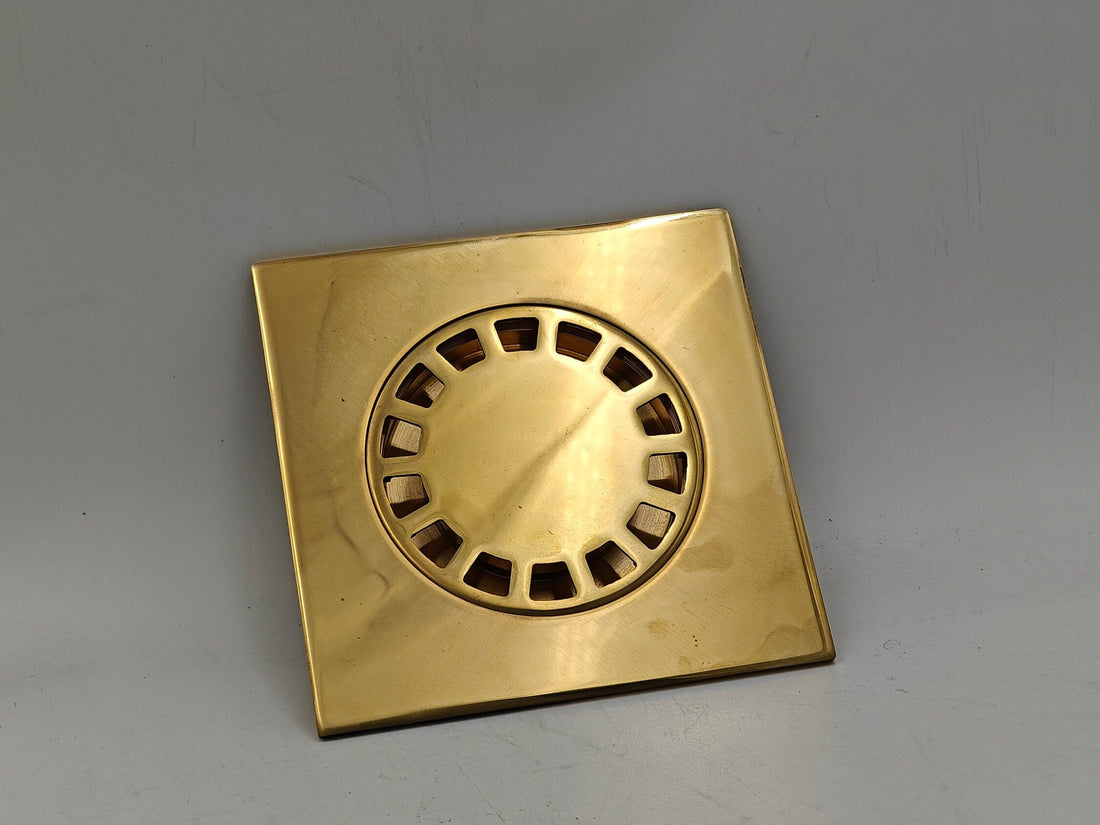Square Brass Shower Floor Drain