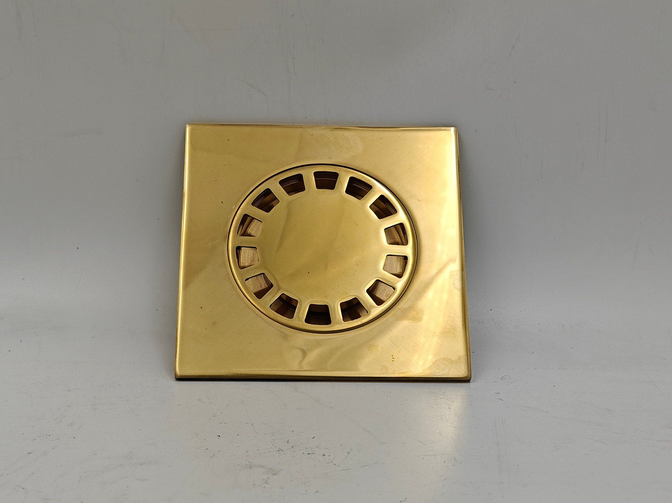 Square Brass Shower Floor Drain