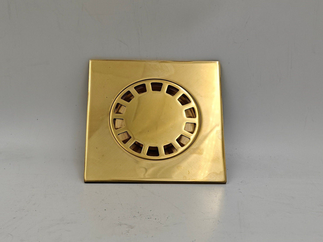 Square Brass Shower Floor Drain