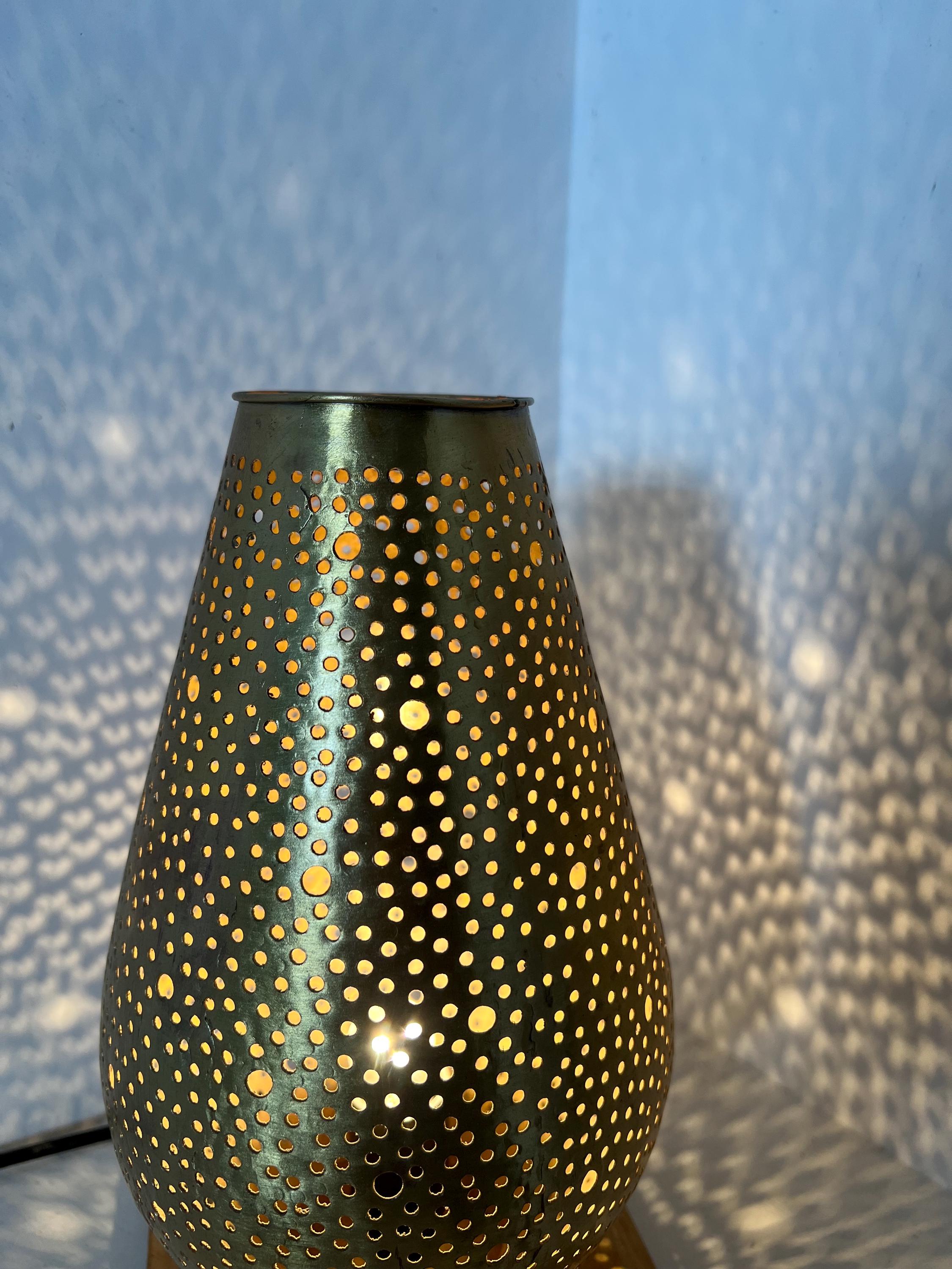 Moroccan Handcrafted Brass Floor Lamp