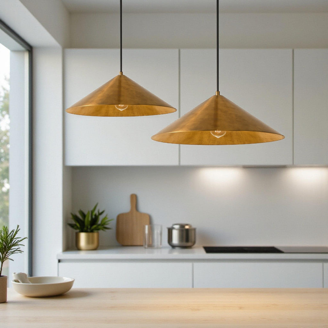 Modern Handmade Moroccan Brass Pendant Light