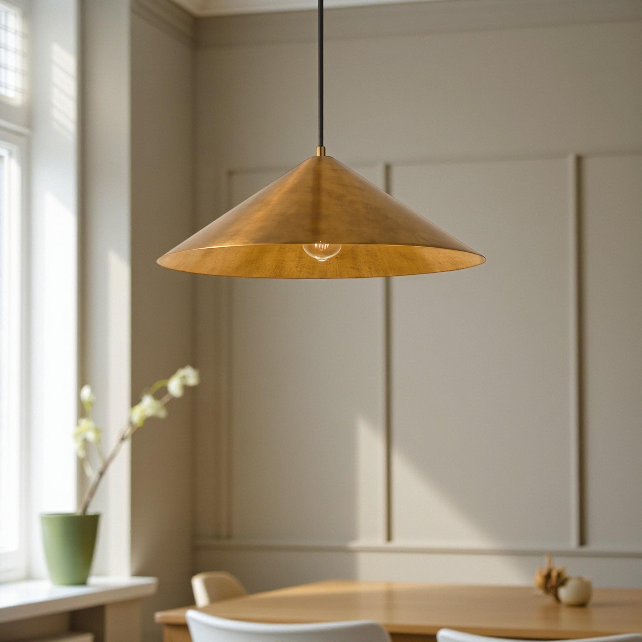 Modern Handmade Moroccan Brass Pendant Light