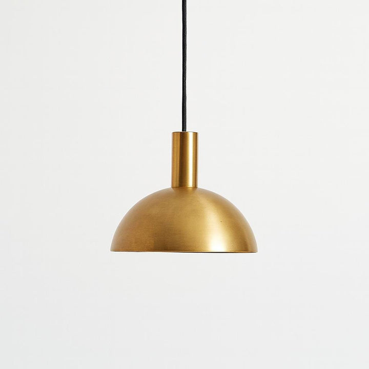 Handmade Brass Cone Pendant Light