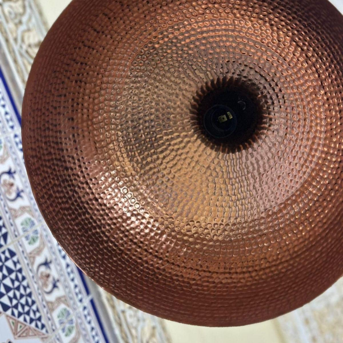 Handmade Hammered Copper Pendant Light