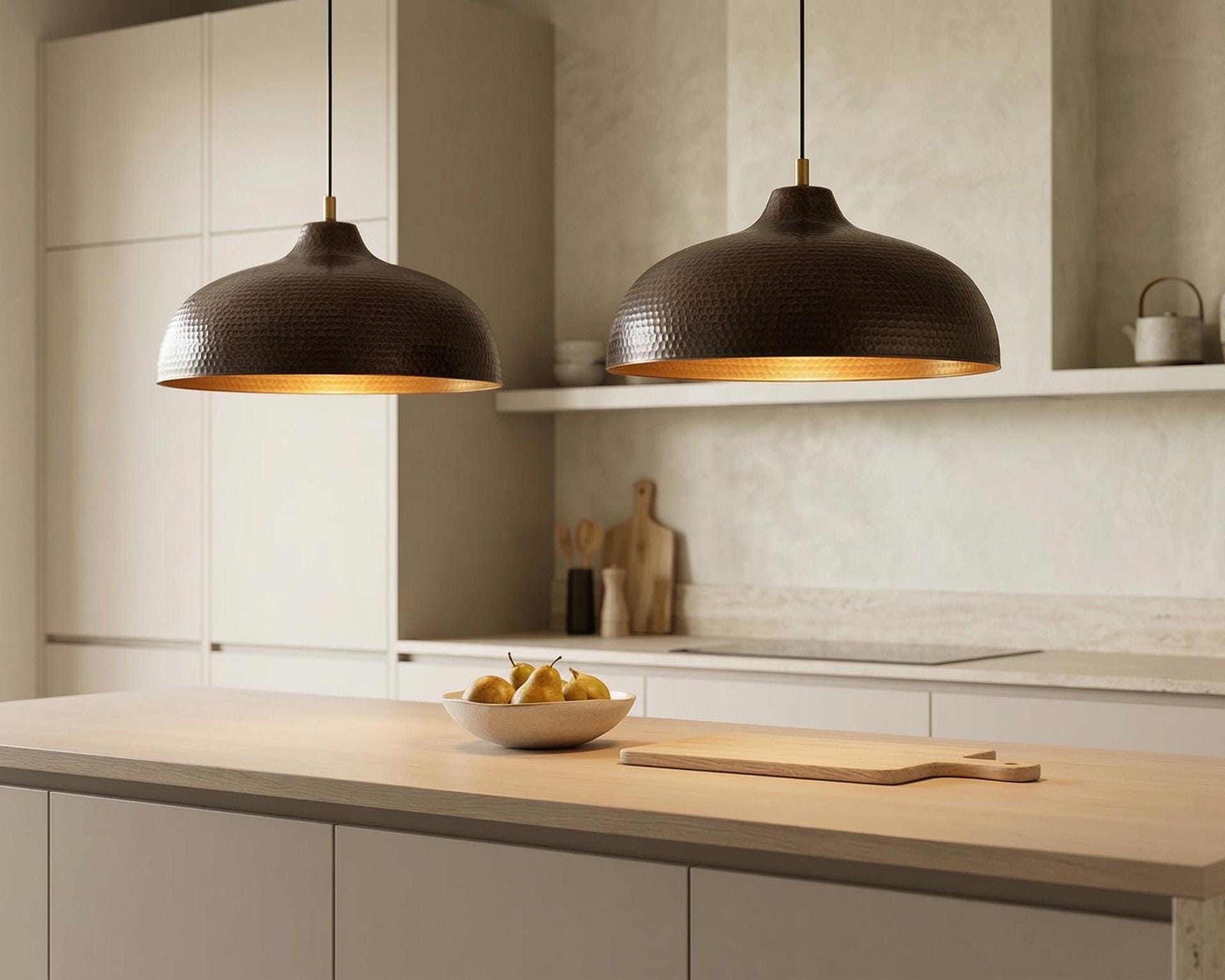 Moroccan Bronze Dome Pendant Light