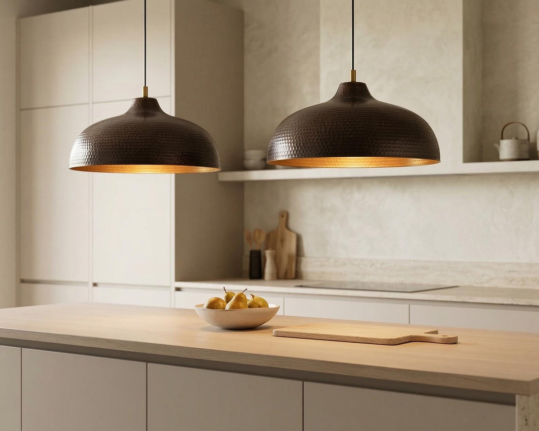 Moroccan Bronze Dome Pendant Light