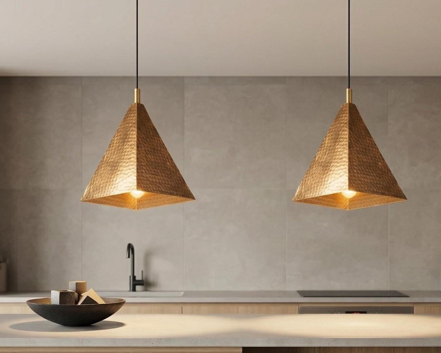 Handmade Moroccan Pyramid Pendant Light