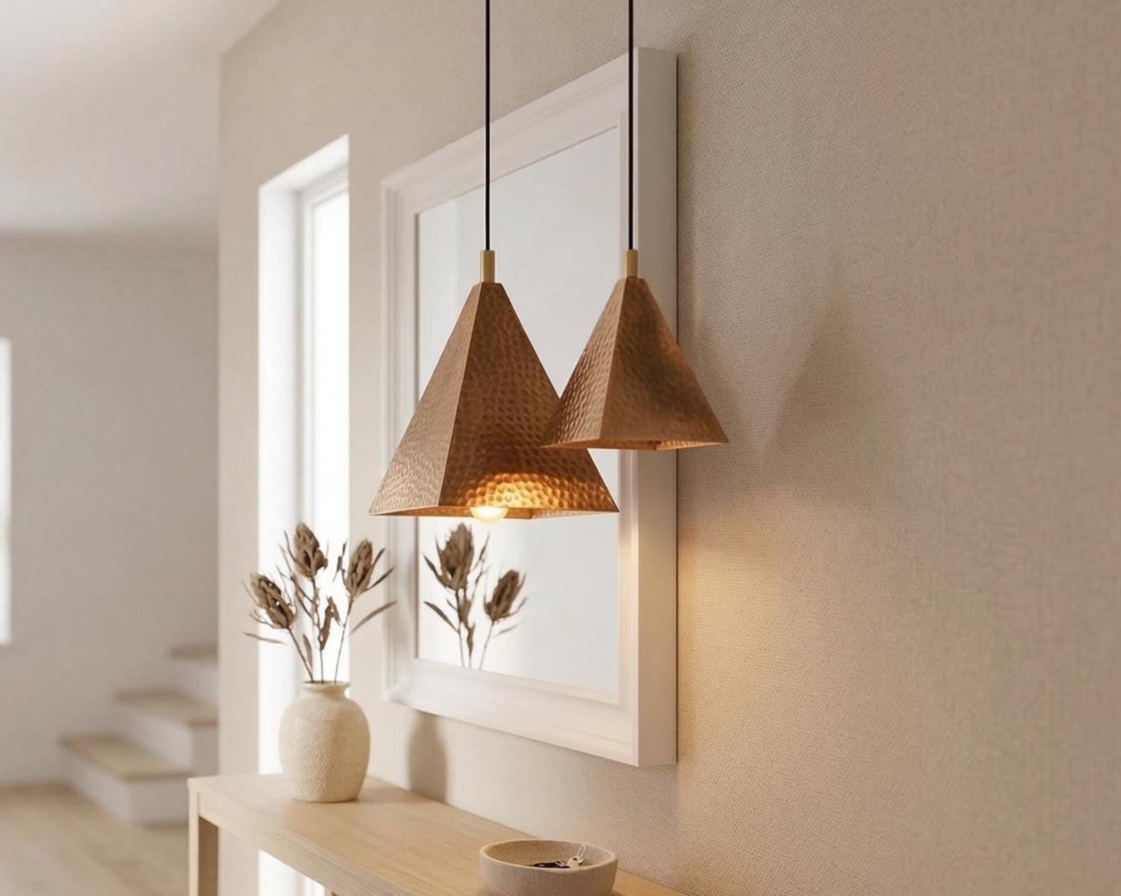 Handmade Moroccan Pyramid Pendant Light