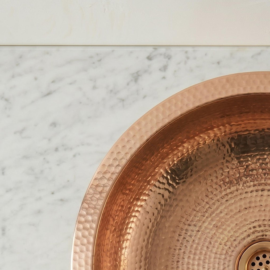 Hand-Engraved Copper Vessel Sink