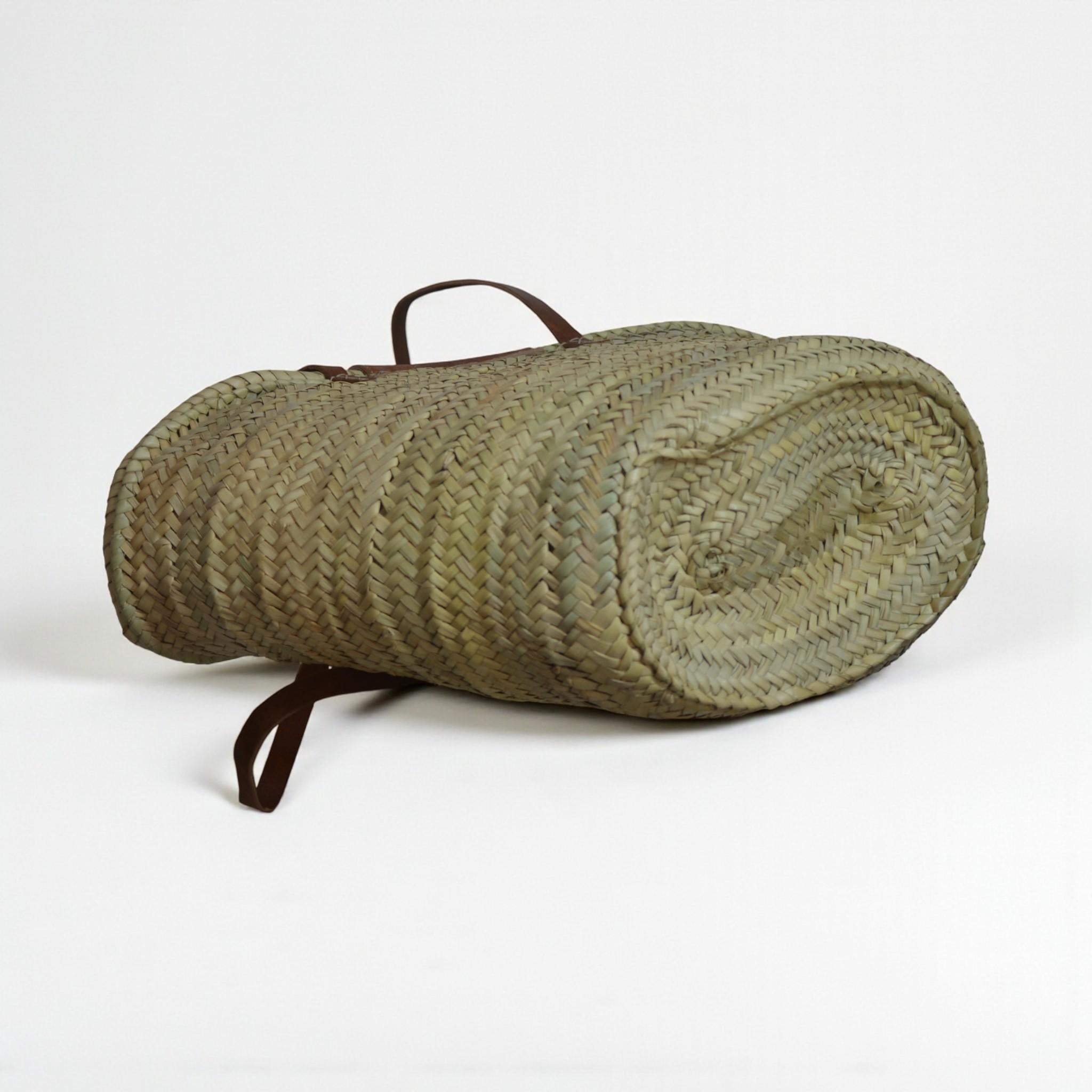 Classic Moroccan Straw Tote Bag