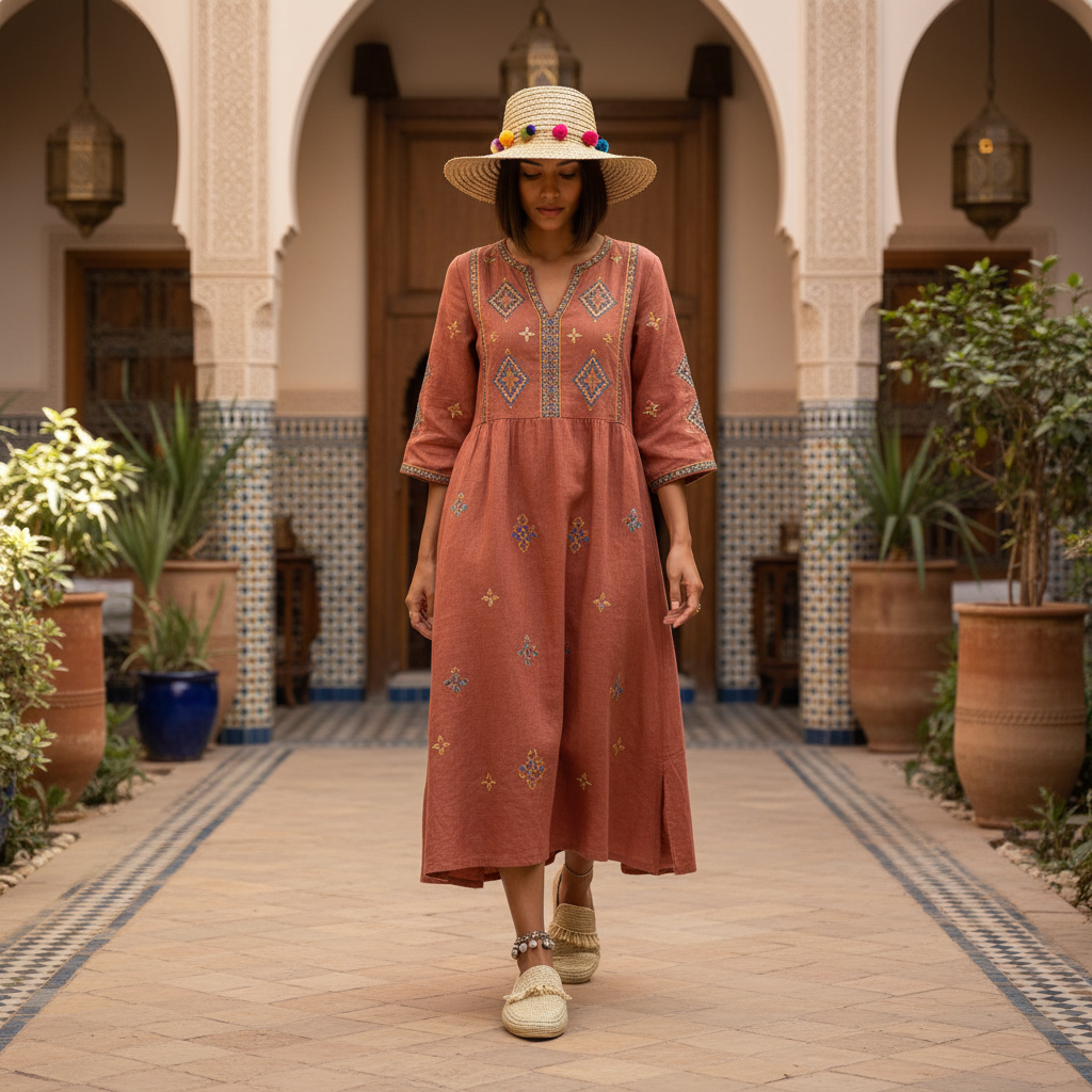 Natural Woven Raffia Fringe Loafers